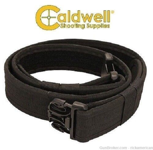 Caldwell * BLACK Tac Ops Duty Belt,  Medium, New! # 110089-img-0