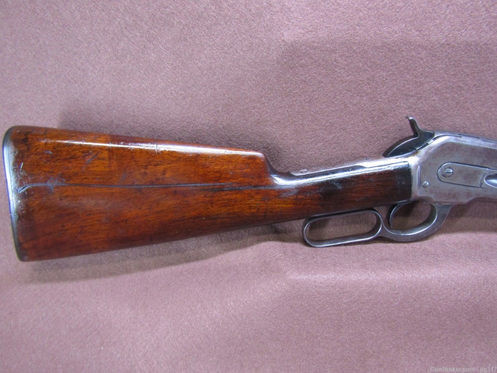 Winchester 1886 Light Weight 33 WCF Lever Rifle Made 1918 C&R Okay-img-1