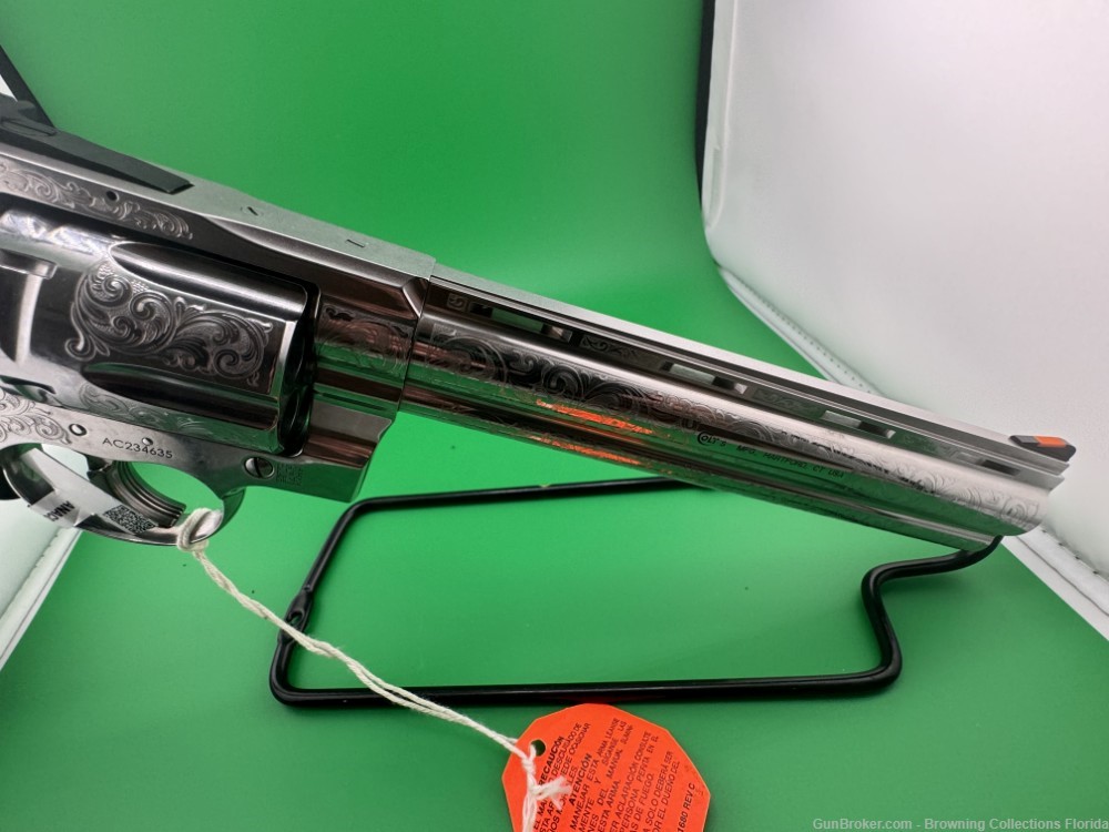 Colt Anaconda Engraved .44 Magnum 6rd Revolver 8" ANACONDA-NEW IN BOX-img-8
