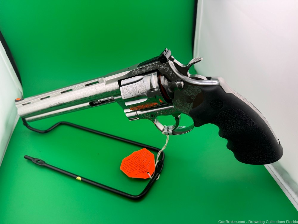 Colt Anaconda Engraved .44 Magnum 6rd Revolver 8" ANACONDA-NEW IN BOX-img-2