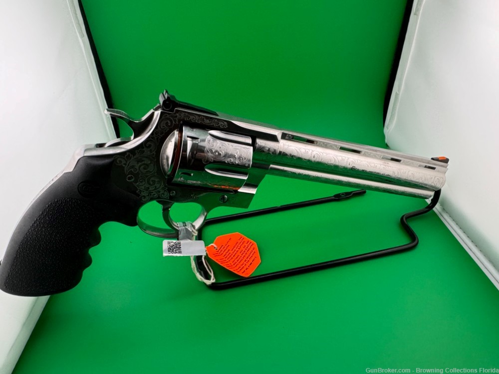 Colt Anaconda Engraved .44 Magnum 6rd Revolver 8" ANACONDA-NEW IN BOX-img-3