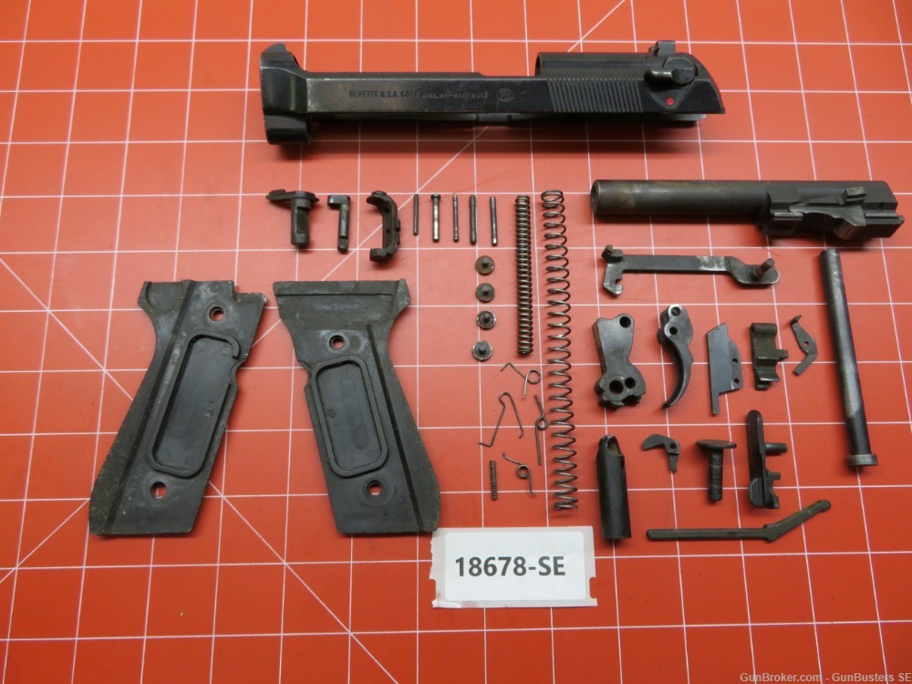Beretta 92G 9mm Parabellum Repair Parts #18678-SE-img-1