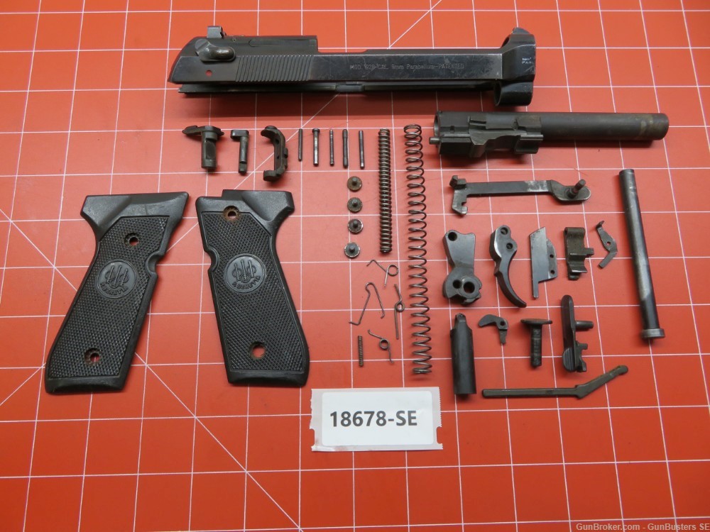 Beretta 92G 9mm Parabellum Repair Parts #18678-SE-img-0