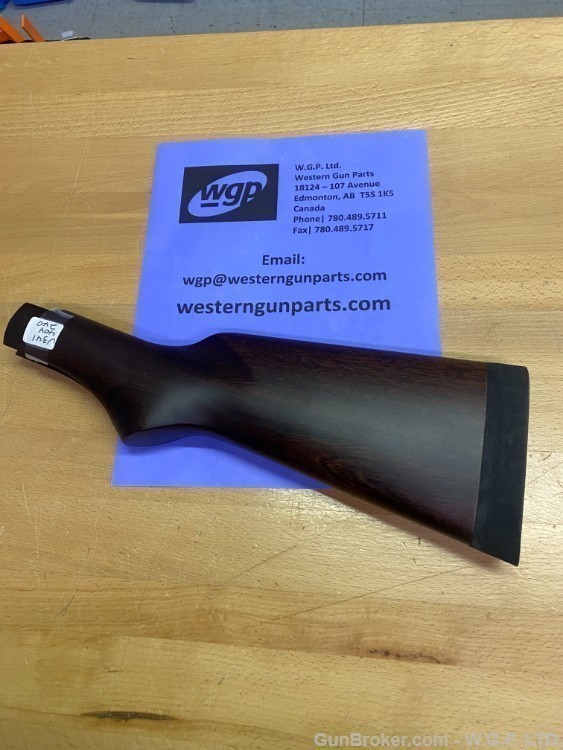 Winchester parts, 94AE  9410 pistol grip walnut stock, uncheckered, nos-img-1