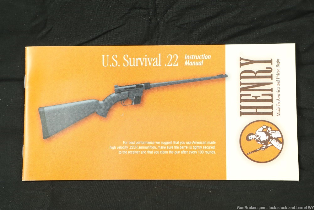 Henry Repeating Arms Takedown US Survival Rifle .22LR 16” Semi-Auto AR-7-img-40