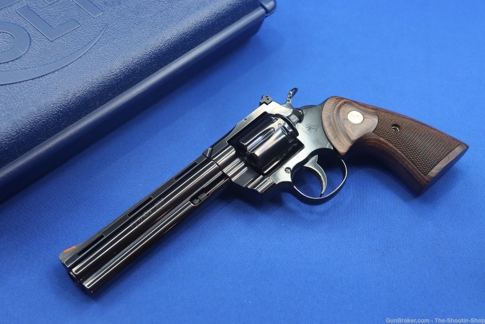 Colt Model Python Revolver 357 Magnum Royal Blued 6" 357MAG DA SA 357 MAG-img-0