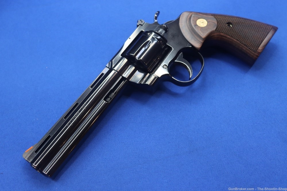 Colt Model Python Revolver 357 Magnum Royal Blued 6" 357MAG DA SA 357 MAG-img-26