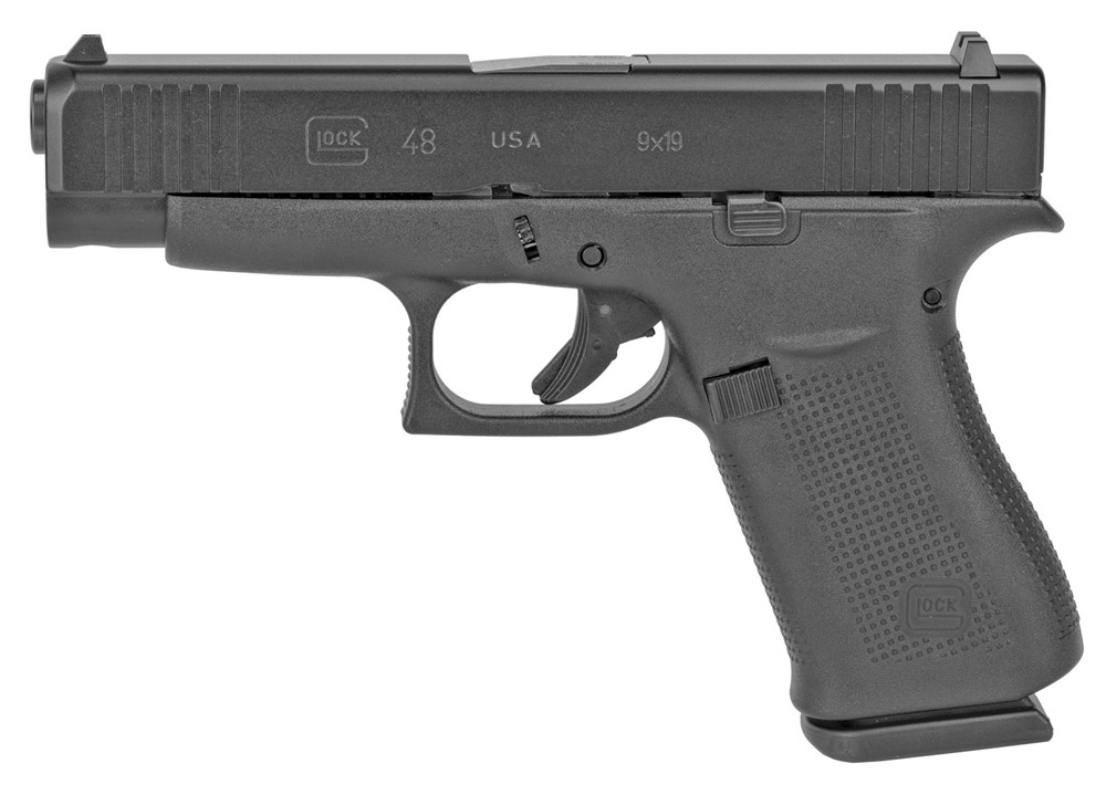 Glock G48, 9MM, 4.17, 10+1, Black, Safe Action Trigger, Reversible Magazine-img-1