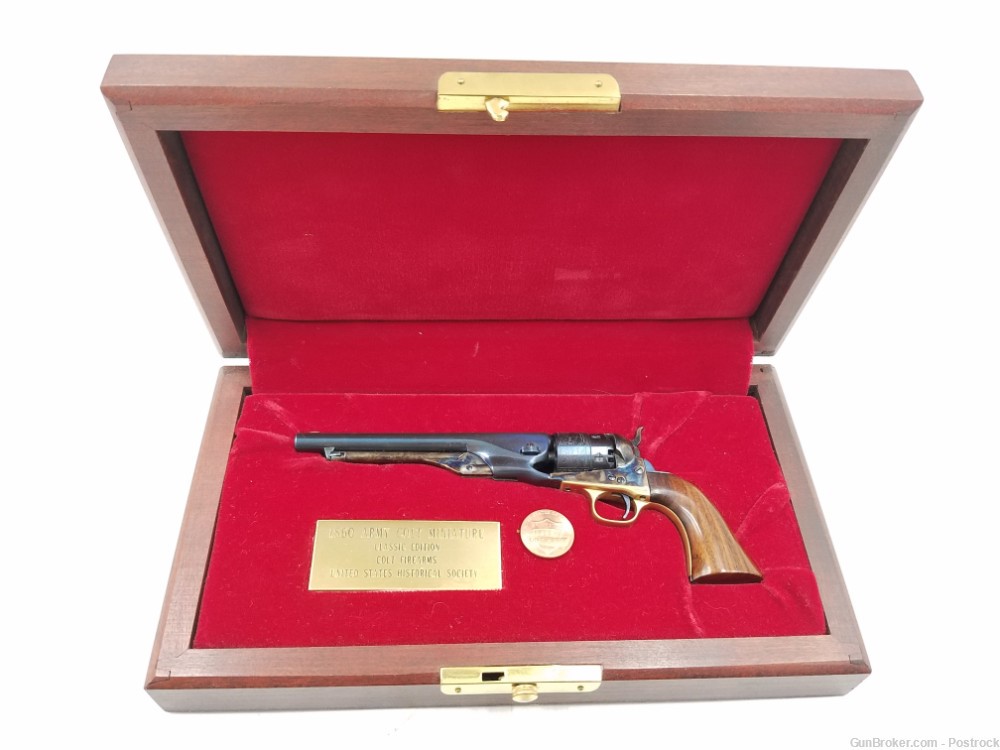 Miniature Colt 1860 Army revolver “Classic Edition” US Historical Society -img-0