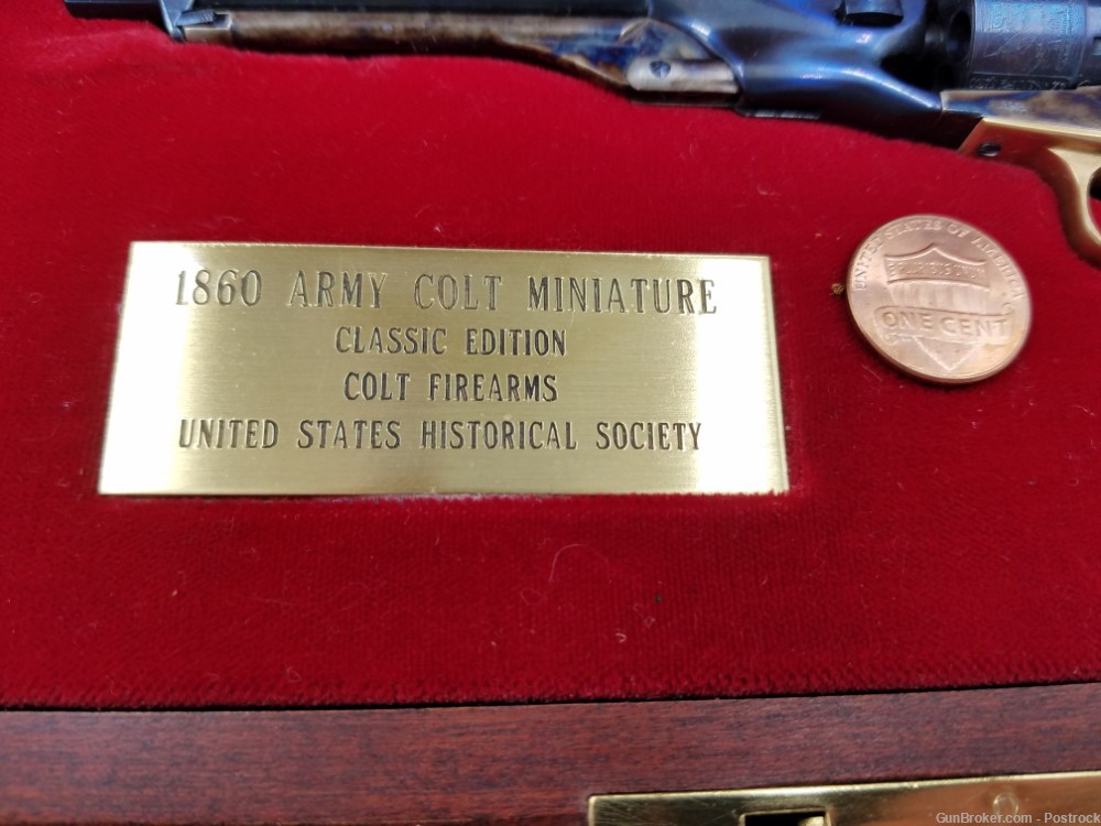 Miniature Colt 1860 Army revolver “Classic Edition” US Historical Society -img-1