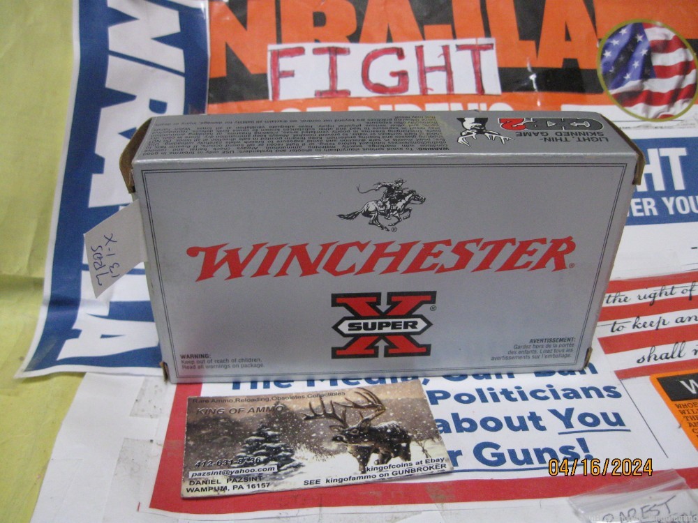 Scarce 7mm STW 7 ammo and 13 brass, Winchester Super-X Deer ammo; others-img-0