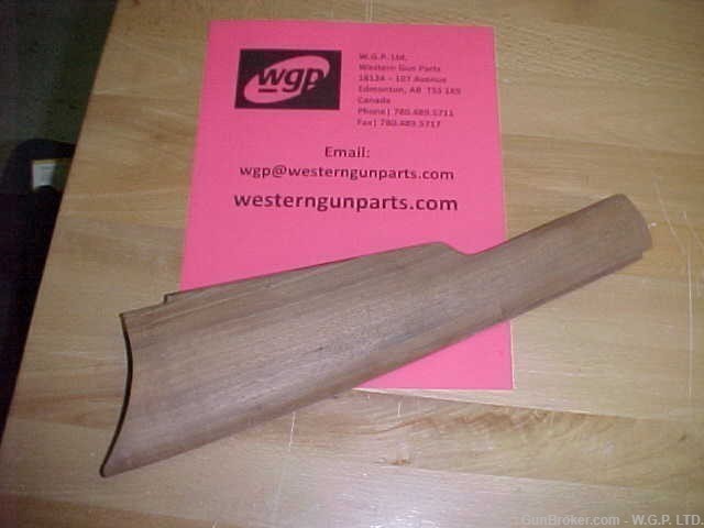 Winchester parts, 1886 Rifle buttstock, stock, unfinished short buttplate-img-1