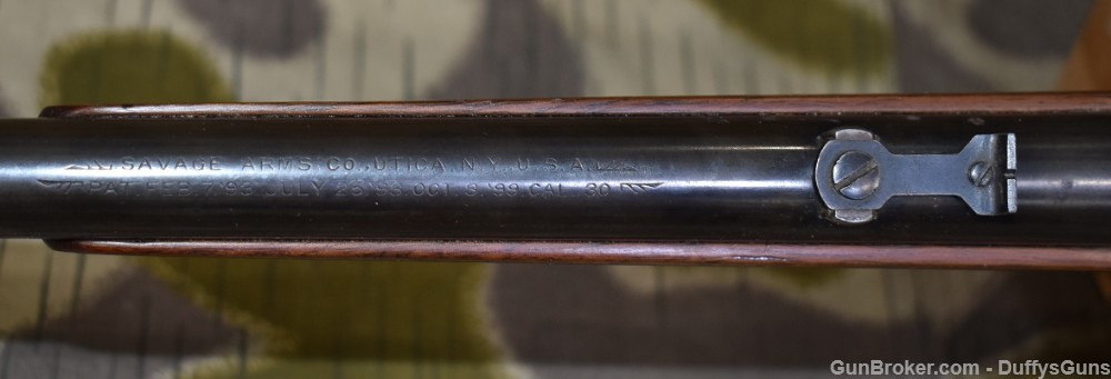 Savage Model 1899 with Maxim Silencer Co. Adapter-img-17