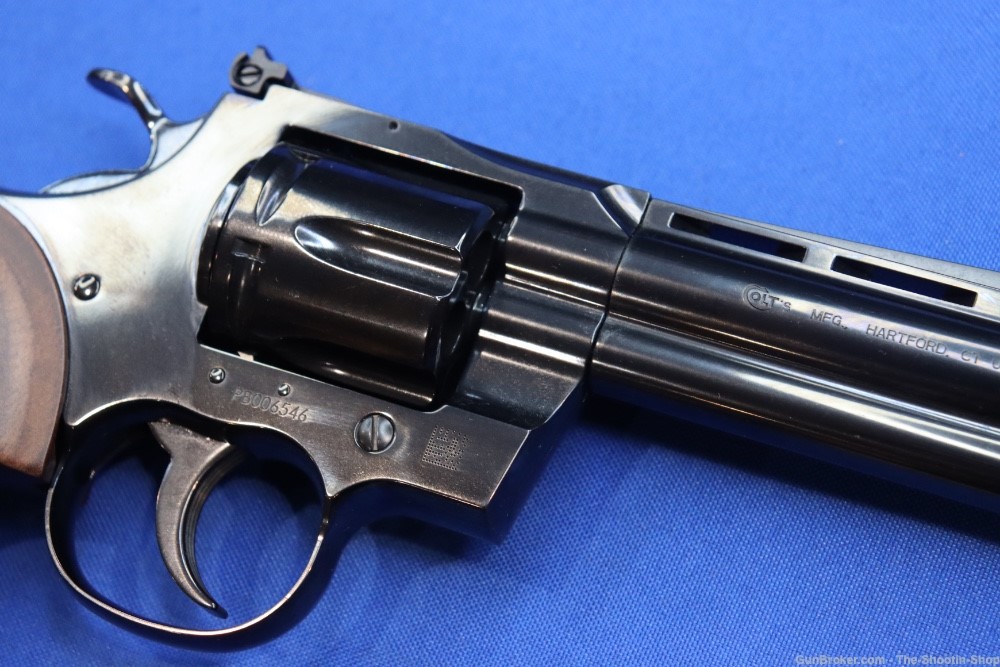 Colt Model Python Revolver 357 Magnum Royal Blued 4" 357MAG DA SA 357 MAG-img-7