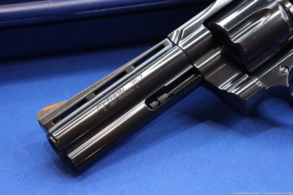 Colt Model Python Revolver 357 Magnum Royal Blued 4" 357MAG DA SA 357 MAG-img-1