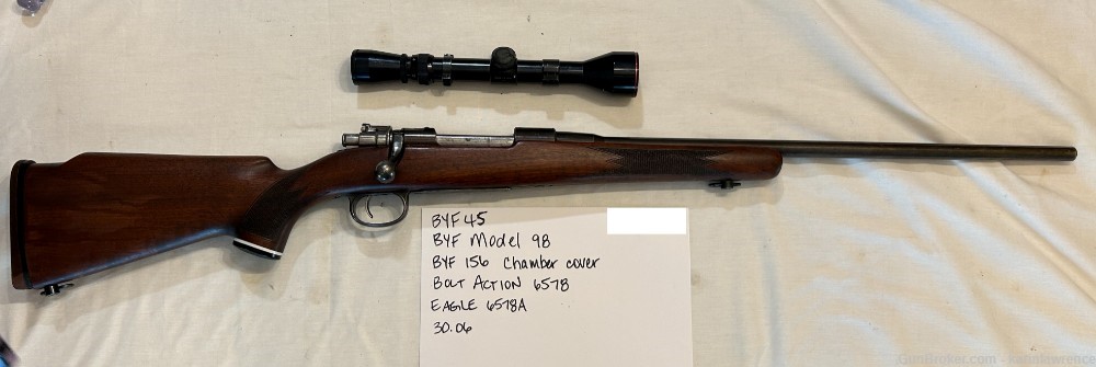 German World War II Mouser Model 98K-BYF 45 Bolt Action Rifle January 1945-img-0