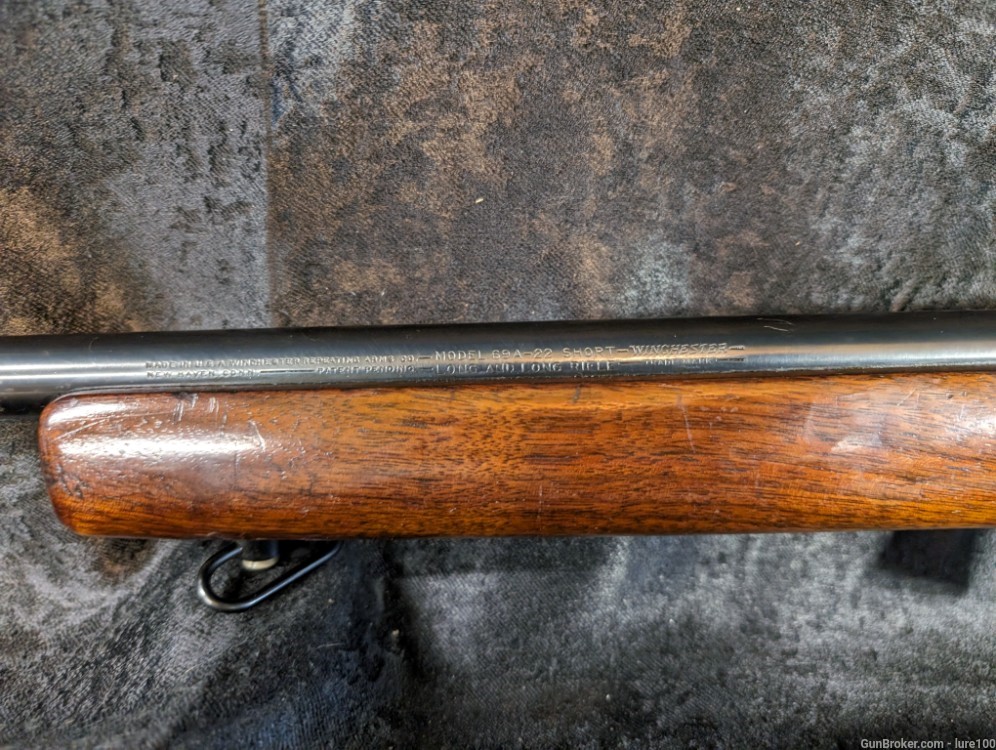 Winchester 69A 69 A 22 short Long & LR BOLT ACTION Rifle 1 magazine w PEEP-img-22