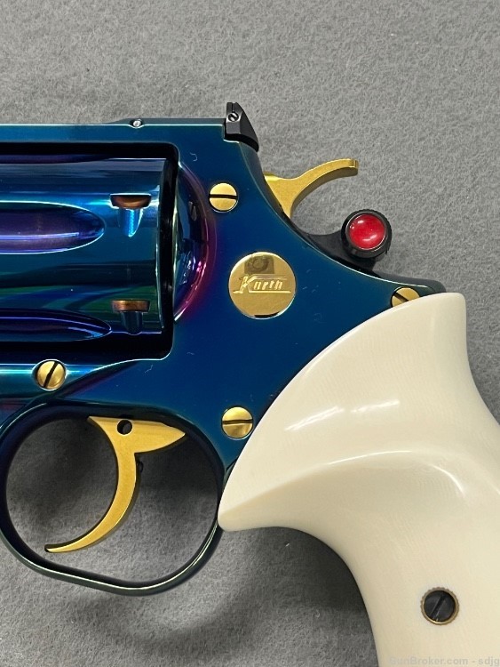 Korth Classic .357 mag Revolver High Polish Blue PVD *RARE No Import MARKS -img-4