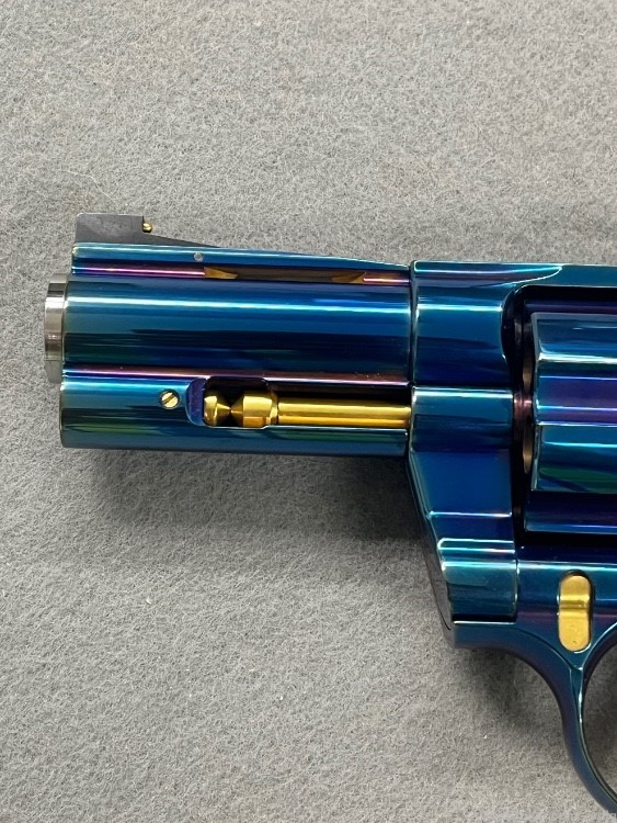 Korth Classic .357 mag Revolver High Polish Blue PVD *RARE No Import MARKS -img-6