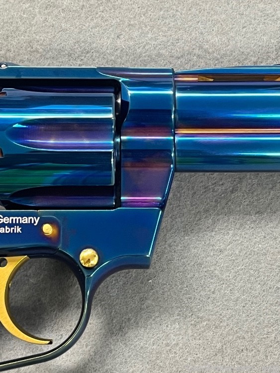 Korth Classic .357 mag Revolver High Polish Blue PVD *RARE No Import MARKS -img-20