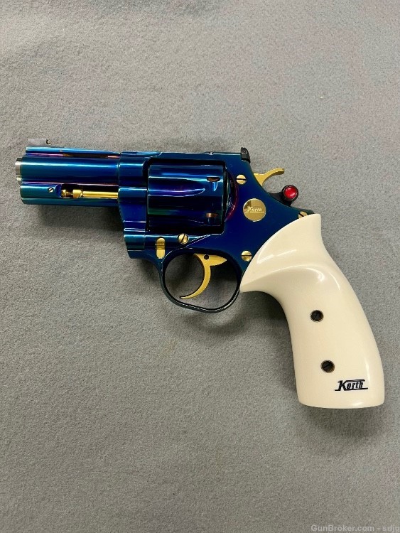Korth Classic .357 mag Revolver High Polish Blue PVD *RARE No Import MARKS -img-2