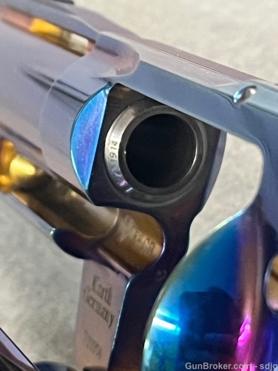 Korth Classic .357 mag Revolver High Polish Blue PVD *RARE No Import MARKS -img-11