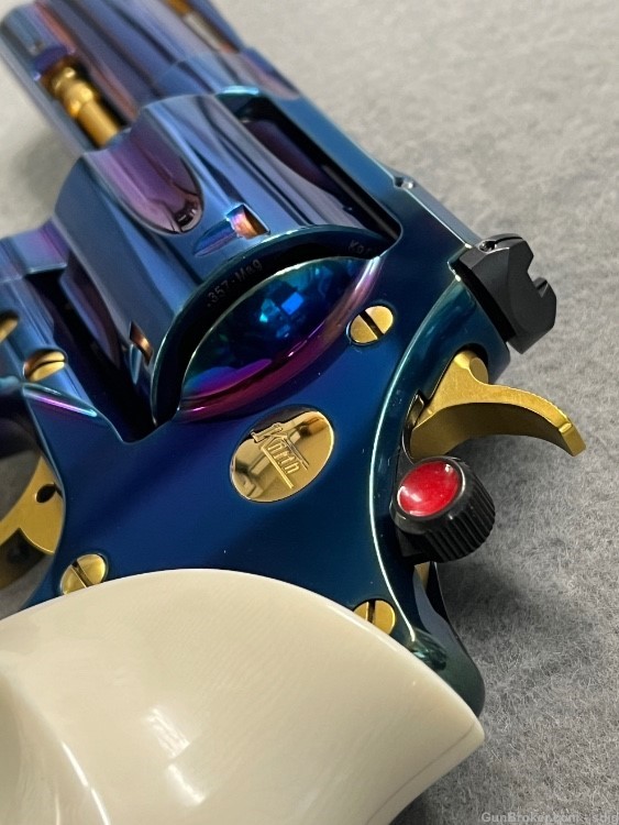 Korth Classic .357 mag Revolver High Polish Blue PVD *RARE No Import MARKS -img-9