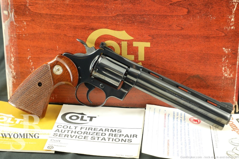 Colt Diamondback D5560 .38 Special Double Action 6” Revolver & Box, 1981-img-0