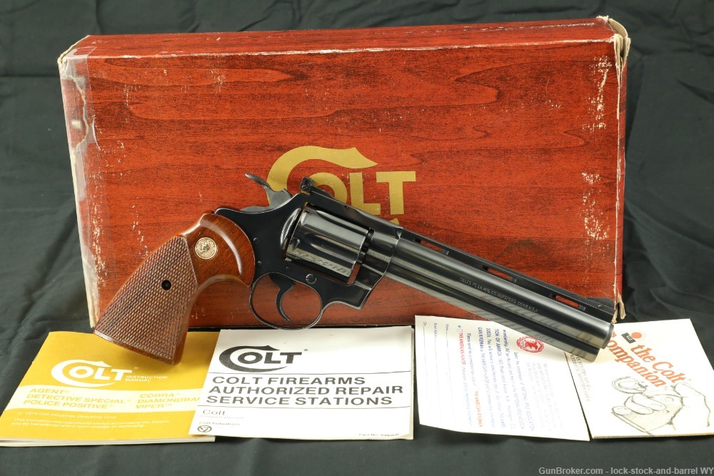 Colt Diamondback D5560 .38 Special Double Action 6” Revolver & Box, 1981-img-2