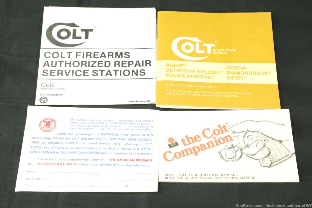 Colt Diamondback D5560 .38 Special Double Action 6” Revolver & Box, 1981-img-26