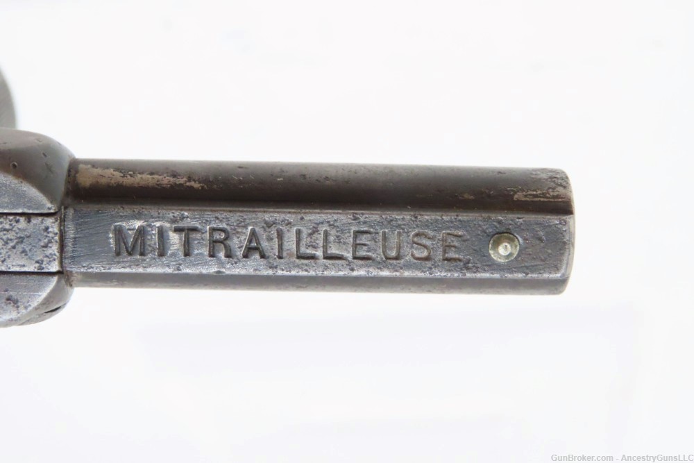 RARE Antique Manufacture FRANCAISE D’ARMES French MITRAILLEUSE PALM Pistol -img-4