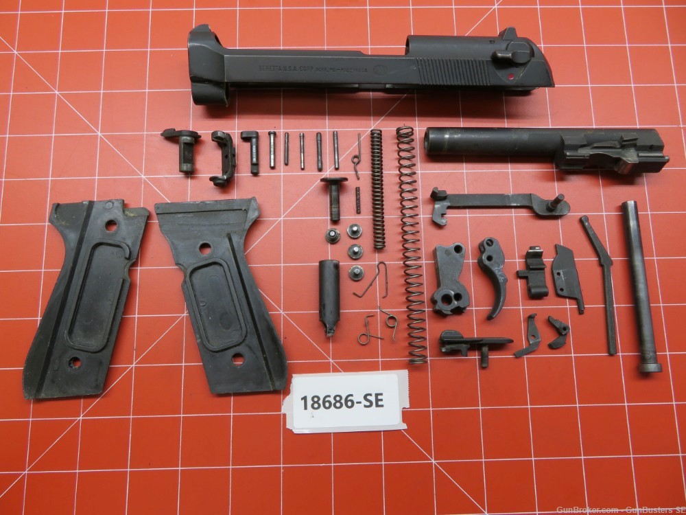 Beretta 92FS 9mm Parabellum Repair Parts #18686-SE-img-1
