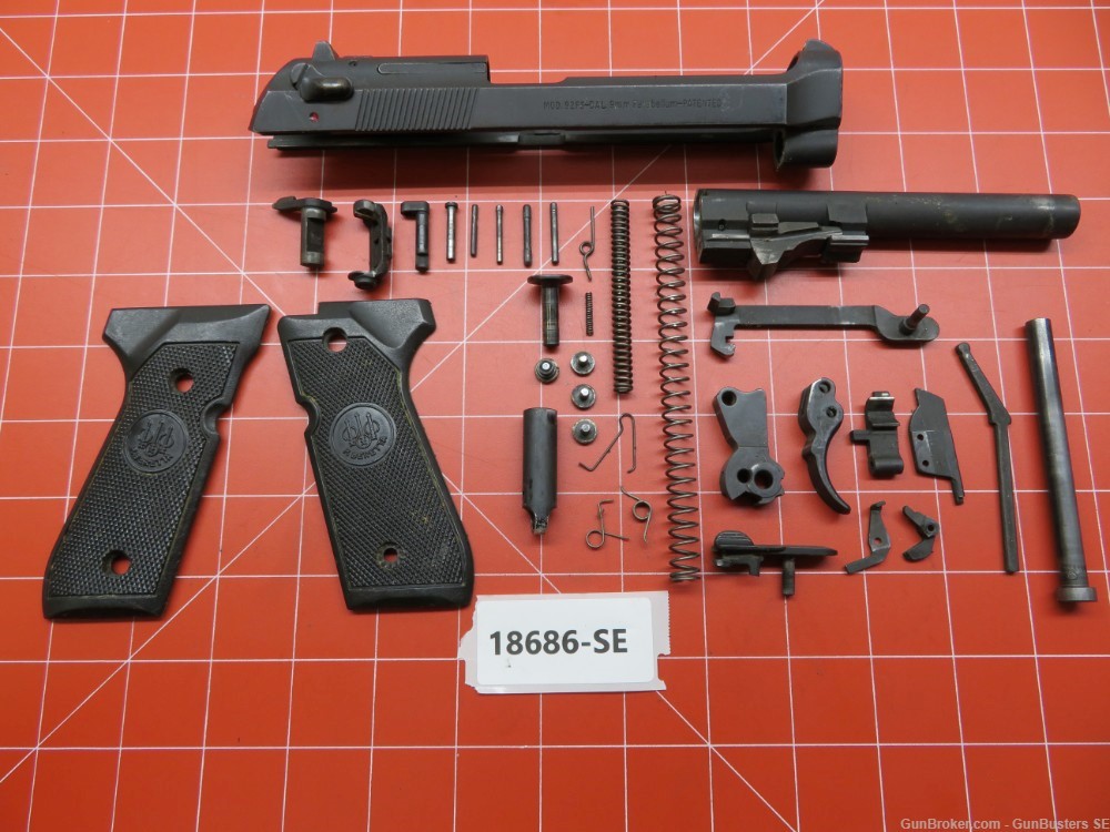 Beretta 92FS 9mm Parabellum Repair Parts #18686-SE-img-0