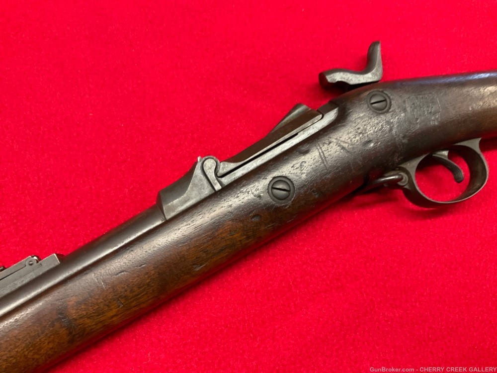 Springfield 1884 trapdoor rifle US military P proof ROD BAYONET 1873 45-70 -img-22