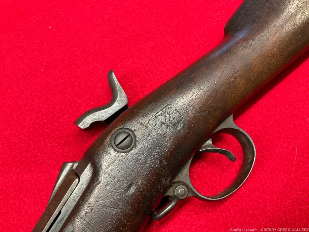 Springfield 1884 trapdoor rifle US military P proof ROD BAYONET 1873 45-70 -img-17