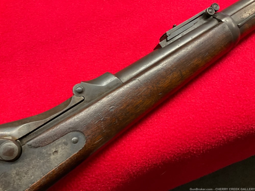 Springfield 1884 trapdoor rifle US military P proof ROD BAYONET 1873 45-70 -img-11