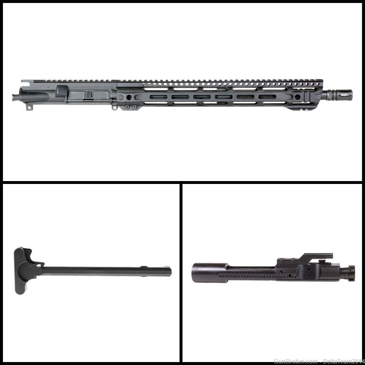 AR15 16" 7.62x39 Rifle Complete Upper Build - Assembled-img-0