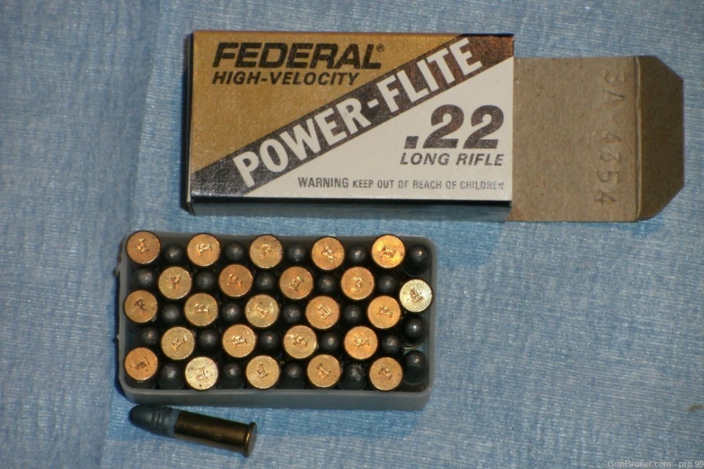 Federal Power Flite 22lr Box of 50-img-3