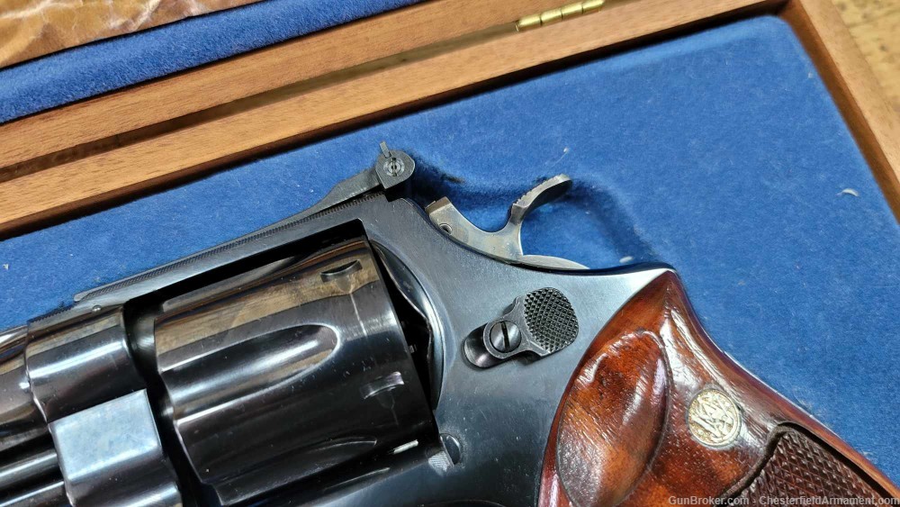 Smith & Wesson Model 27-2 .357 magnum pinned revolver Walnut Box-img-13