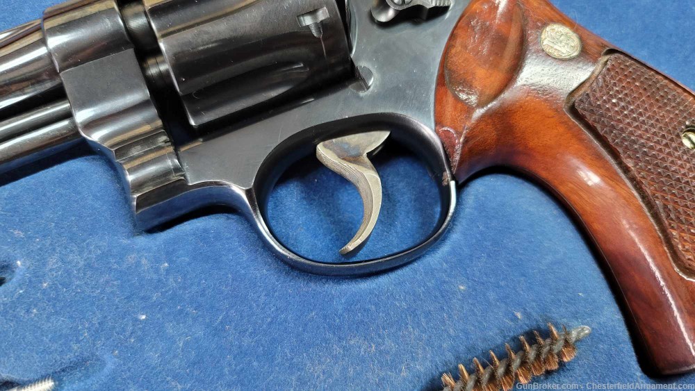 Smith & Wesson Model 27-2 .357 magnum pinned revolver Walnut Box-img-18