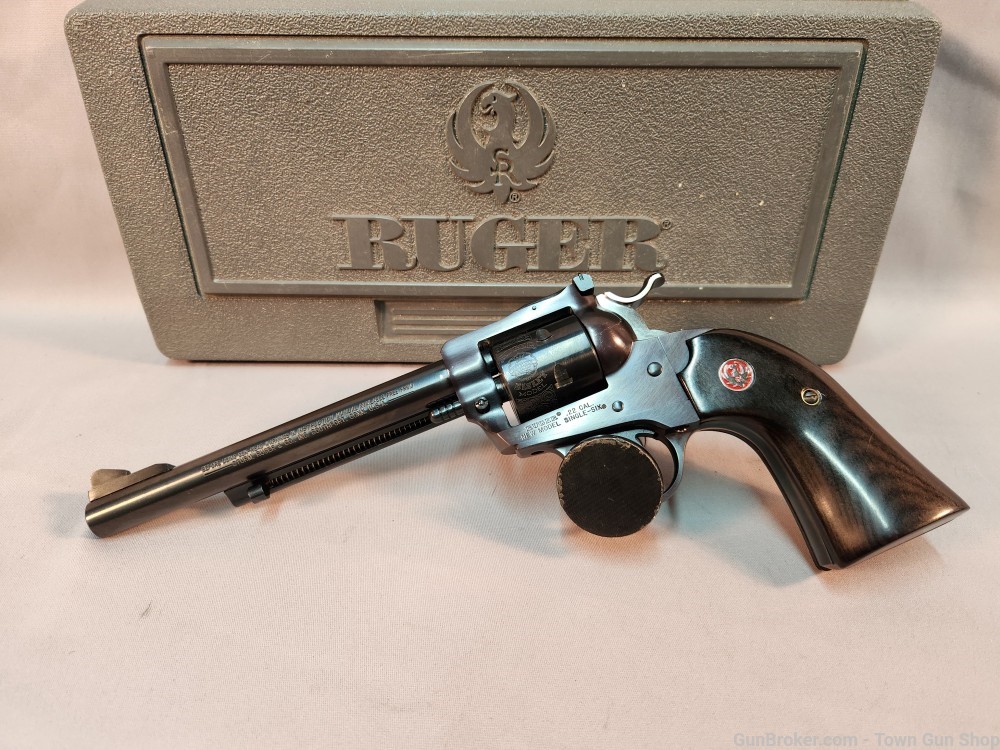 RUGER NEW MODEL SINGLE SIX 22LR 6" USED! PENNY AUCTION!-img-0
