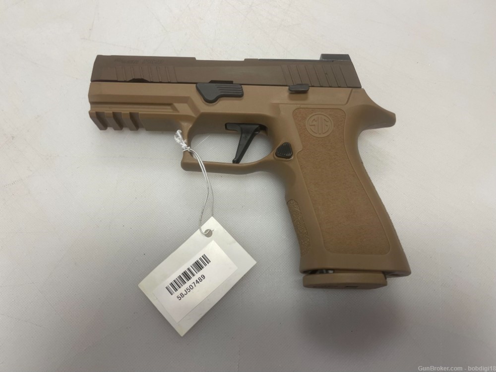 Sig Sauer P320 X Carry Coyote 3.9" 17rd 3 Mags NO CC FEES-img-0