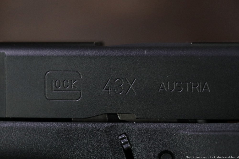 Glock Model 43X G43X 9mm 3.41” Striker Fired Semi Automatic Pistol-img-14
