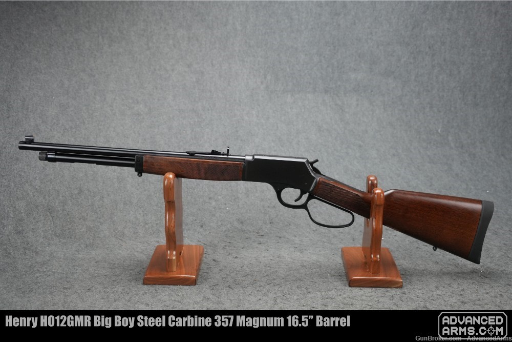 Henry H012GMR Big Boy Steel Carbine 357 Magnum 16.5” Barrel-img-1