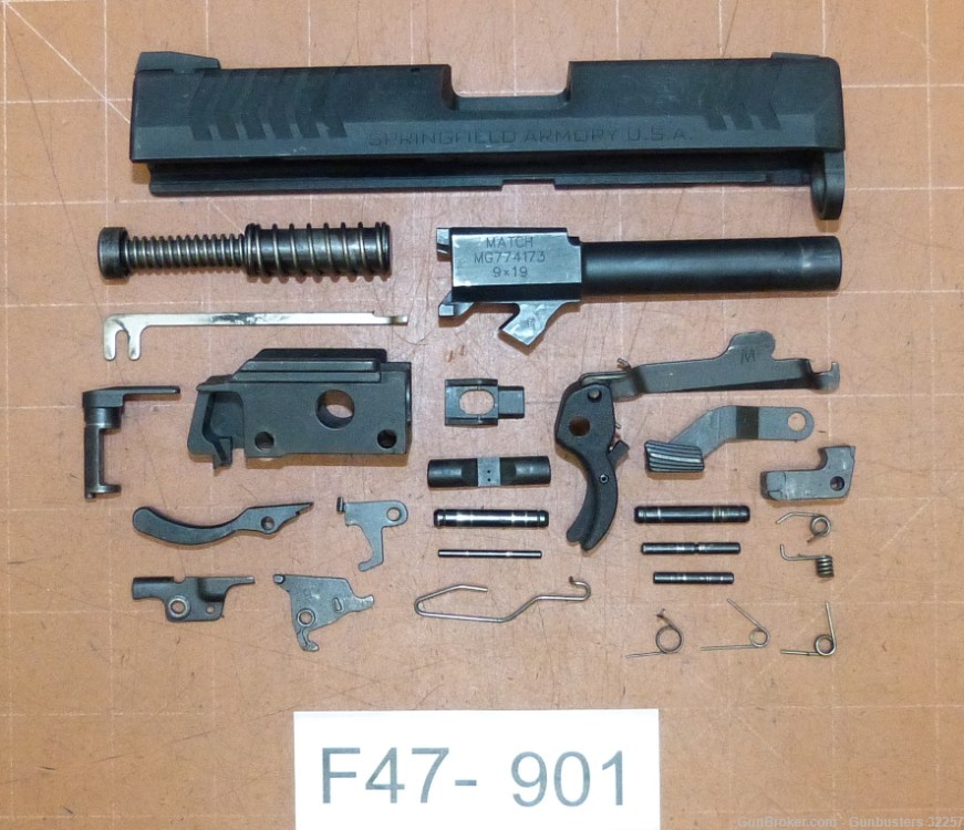 Springfield Armory XDM-9 Compact 9mm, Repair Parts F47-901-img-0
