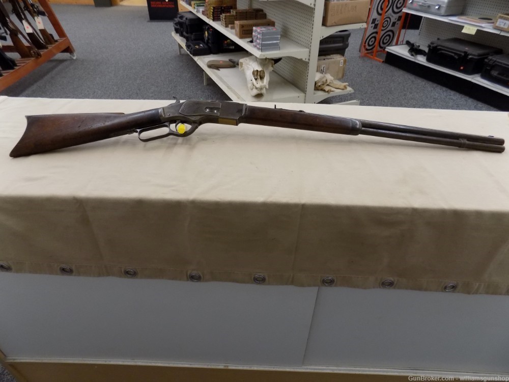 Winchester 1873 Lever Action Rifle .44-40 24" Round BBL  -img-0