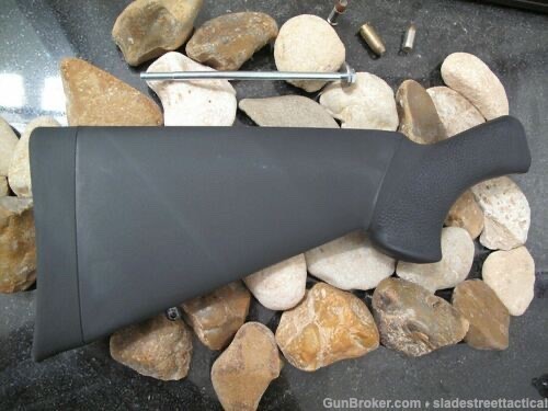 Remington870 12GAUGE Hogue Shotgun Stock PEBBLE OVERMOLD Technology US Made-img-2