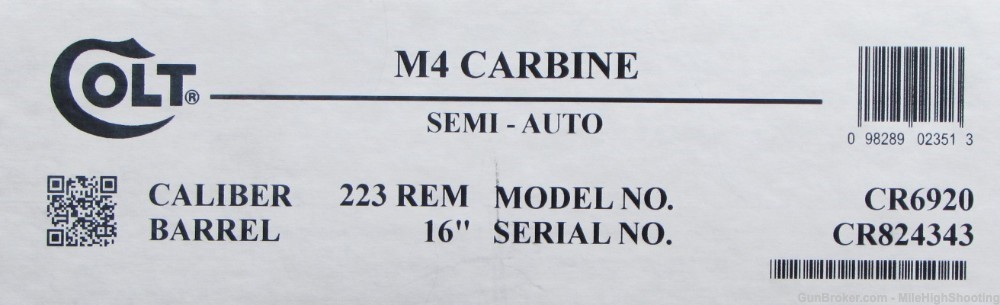 COLT M4 CARBINE 16" 5.56/.223 CR6920 -img-12