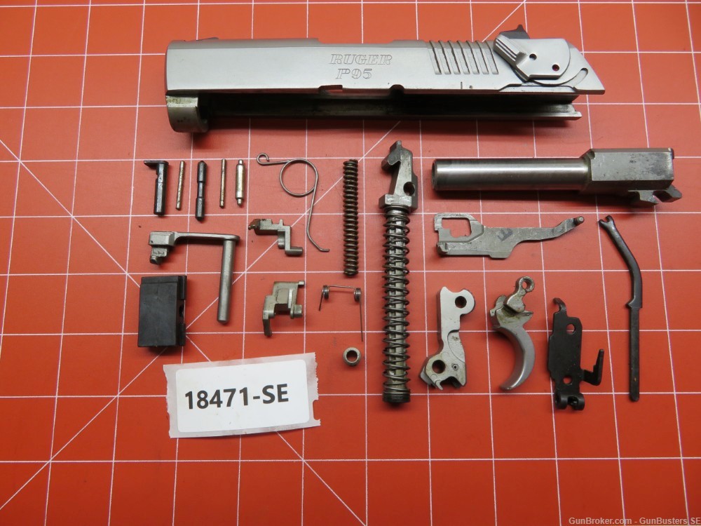 Ruger P95 9mm Repair Parts #18471-SE-img-1