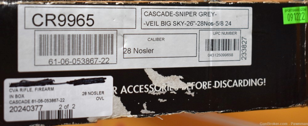 CVA Cascade Rifle in 28 Nosler-img-18